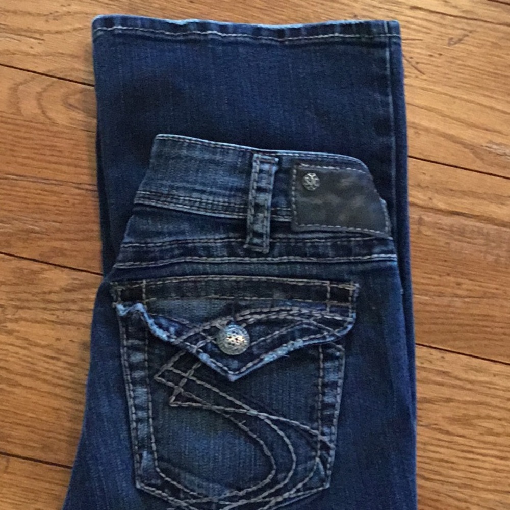 Silver Suki Surplus Jeans. Women’s size 30/30